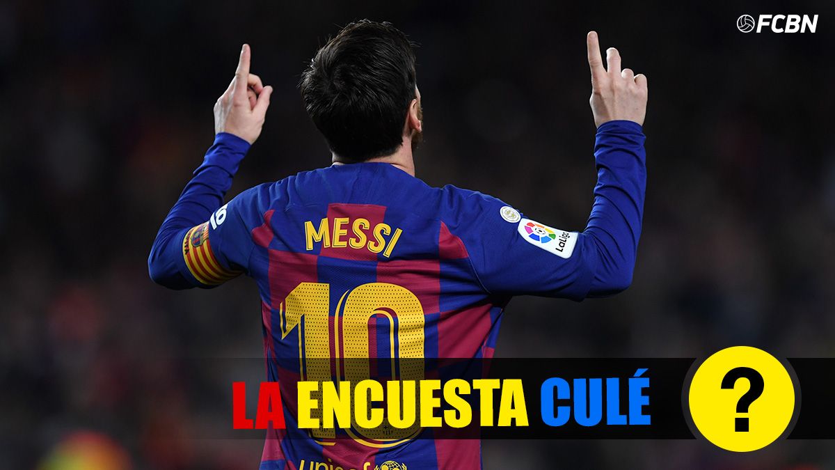 Leo Messi, celebrando un gol marcado con el FC Barcelona esta temporada