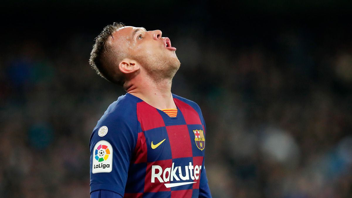 Arthur en un partido del Barça en LaLiga