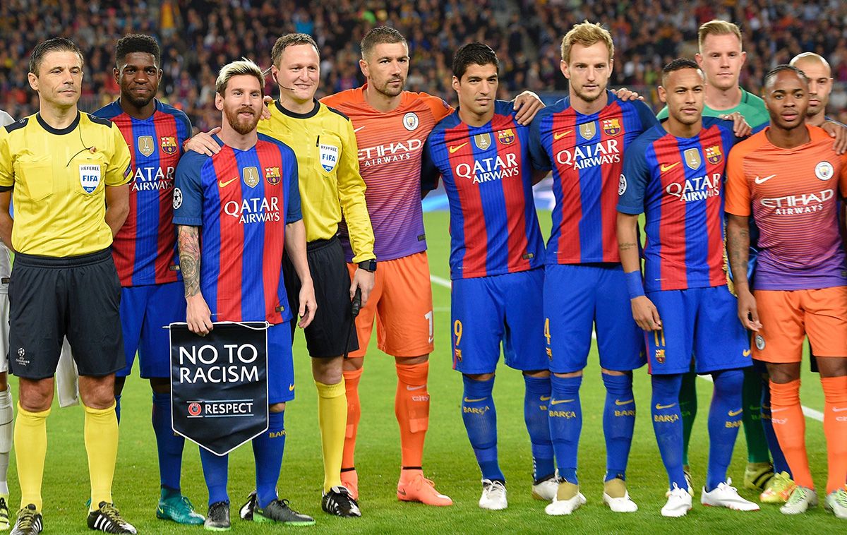 Previous of the FC Barcelona-Manchester City of 2015 in Champions League