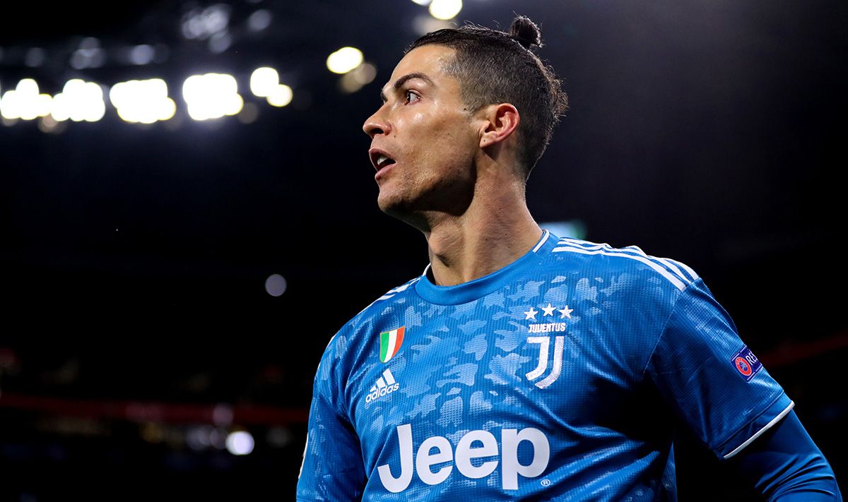 Cristiano Ronaldo, during a match with the Juventus this season