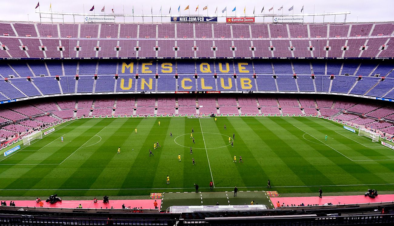 El Camp Nou recibe un partido a puerta cerrada