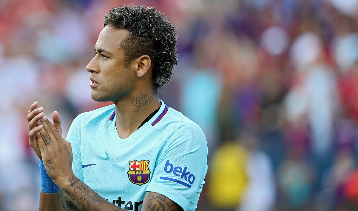 Neymar Jr, during his last pre-season with the FC Barcelona