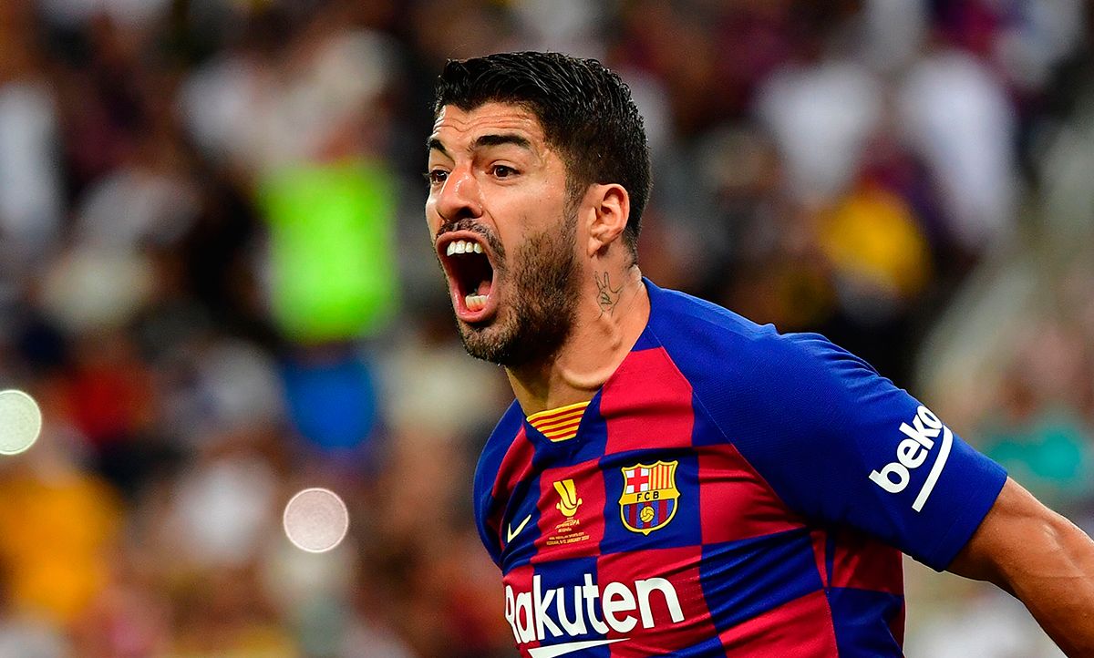 Luis Suárez, during a match