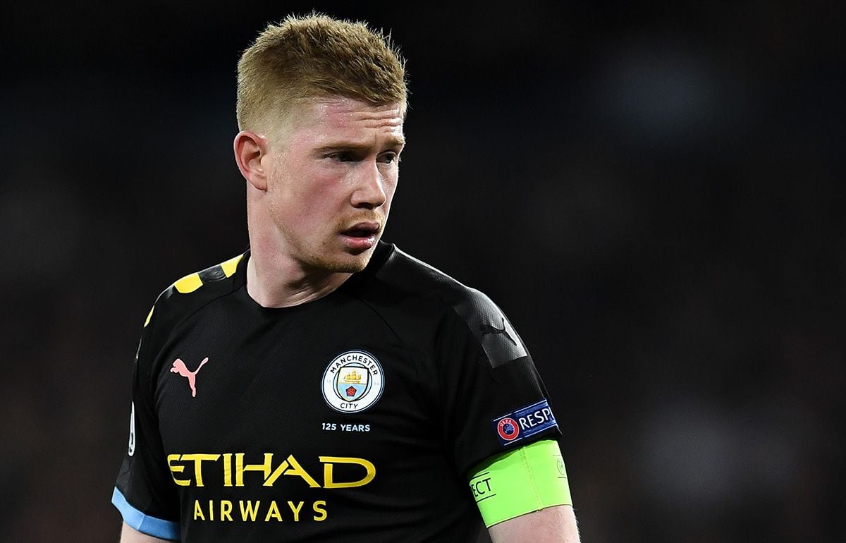Kevin De Bruyne, during a match with the Manchester City