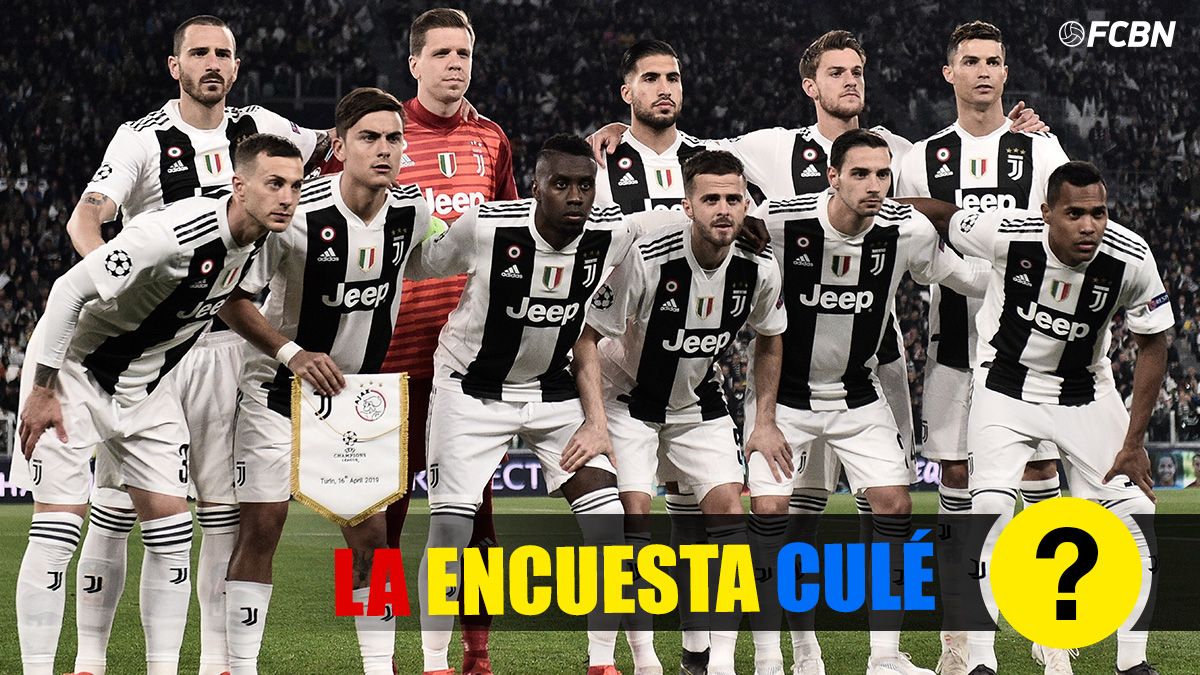 Alineación de la Juventus, con Rugani, De Sciglio y Pjanic
