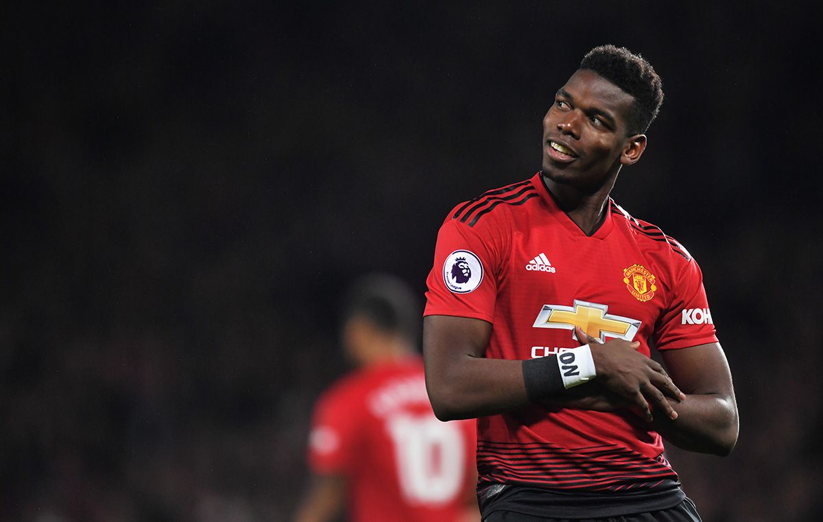 Paul Pogba, during a match with the Manchester United