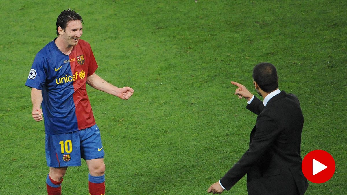 Messi y Guardiola, en una imagen de archivo