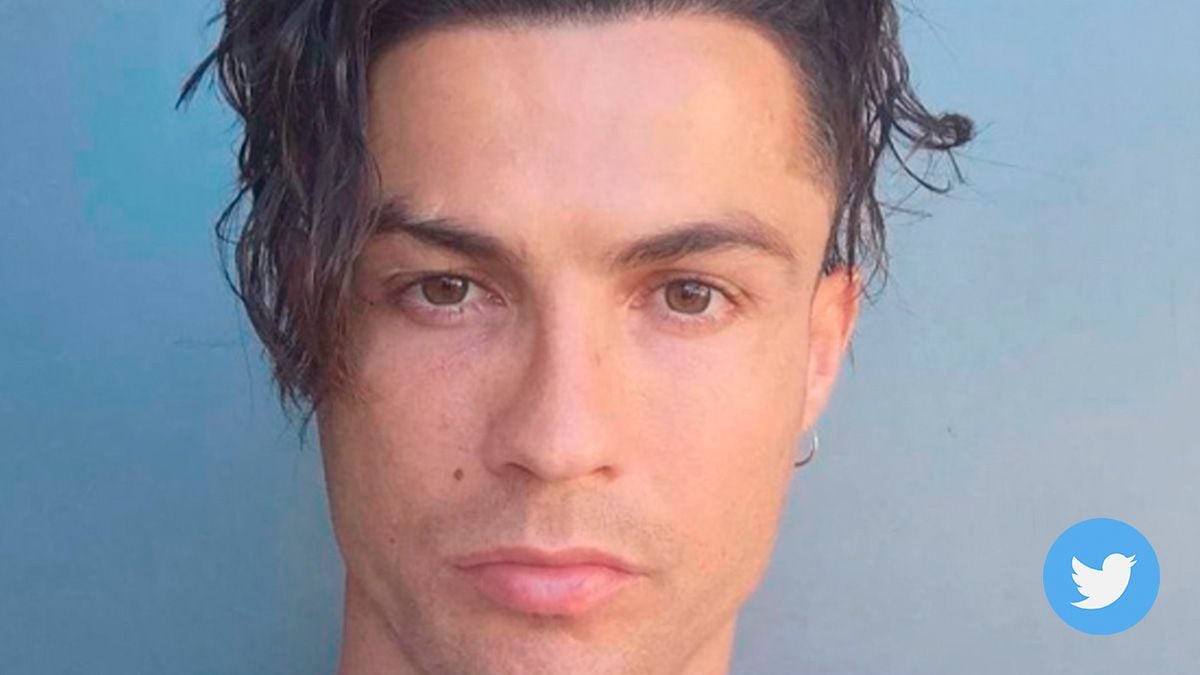 Cristiano Ronaldo, surprising with his new 'look' style