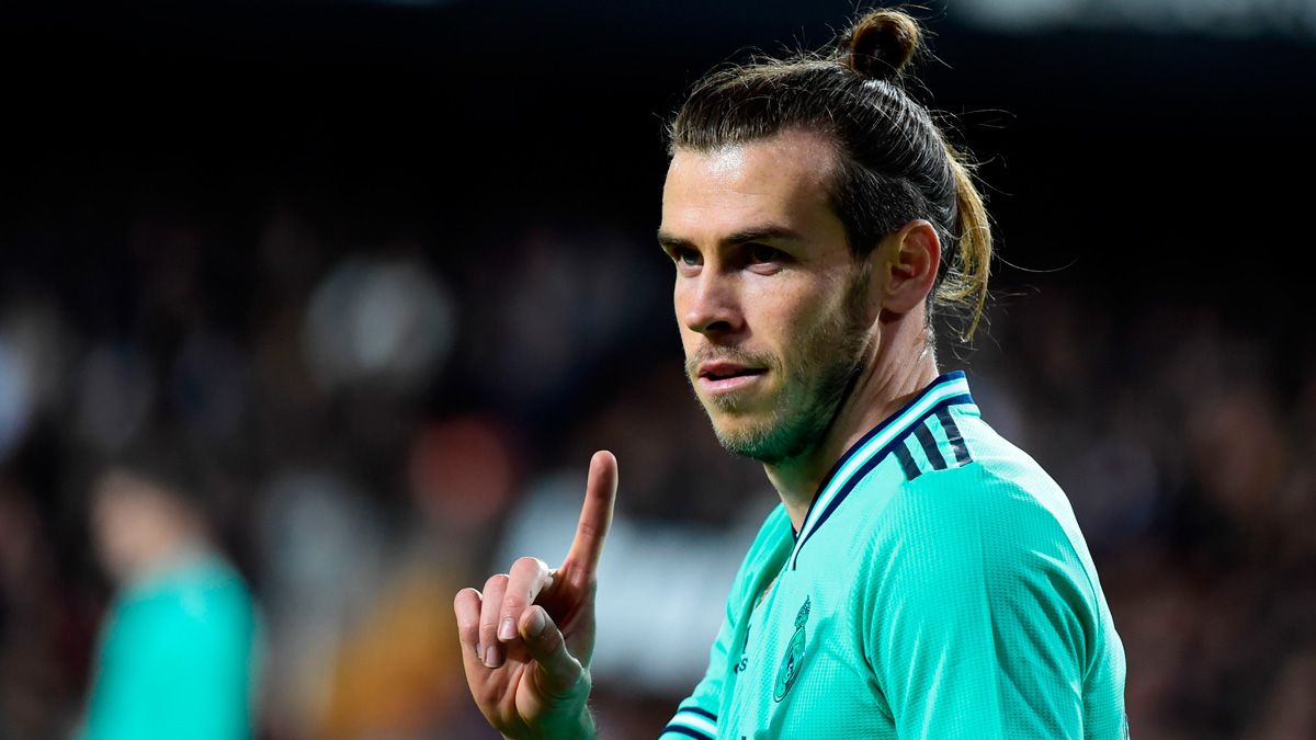 Gareth Bale in a match of Real Madrid in LaLiga