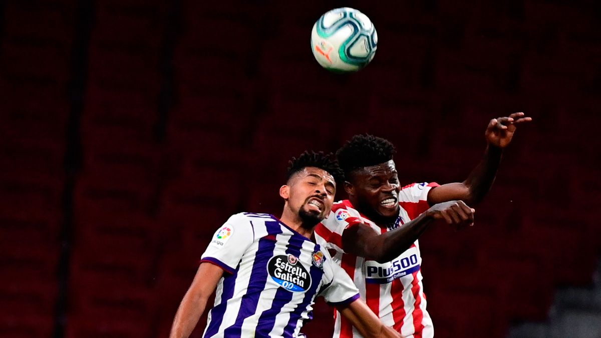 Matheus Fernandes in a match with Real Valladolid in LaLiga