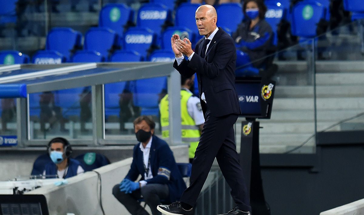 Zidane, trainer of the Real Madrid