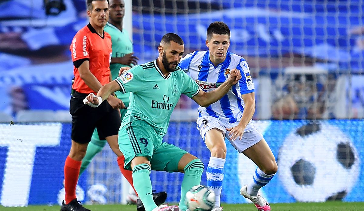 The referee favoured to the Real Madrid in front of the Real Sociedad