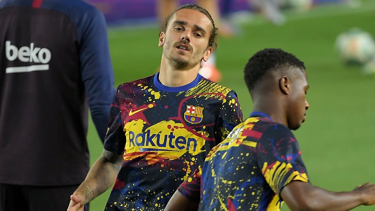 Griezmann Heats with the Barça before a party