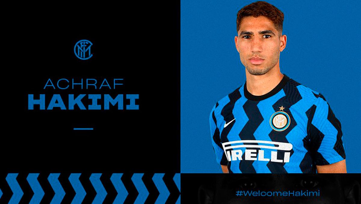 Achraf Hakimi, new player of the Inter of Milan