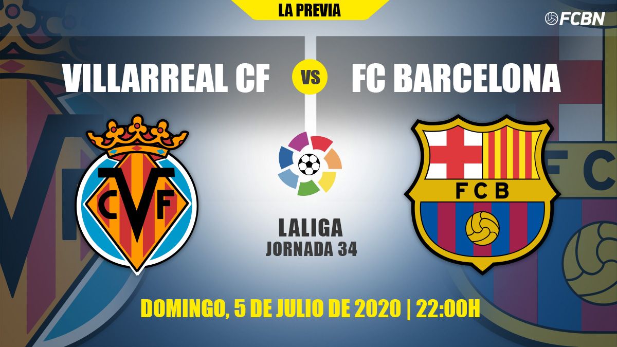 Previous of the party between the Villarreal and the FC Barcelona