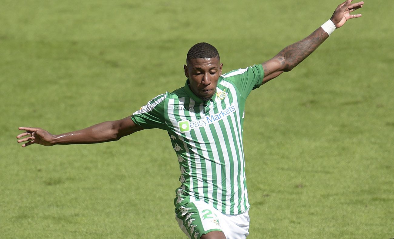 Emerson en un partido con el Betis