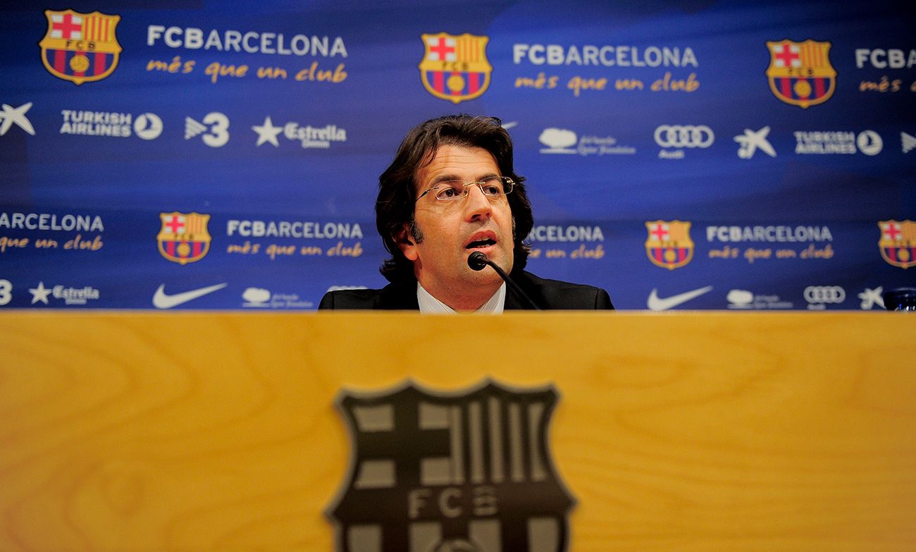 Toni Freixa, when it was spokesman of the FC Barcelona in 2011