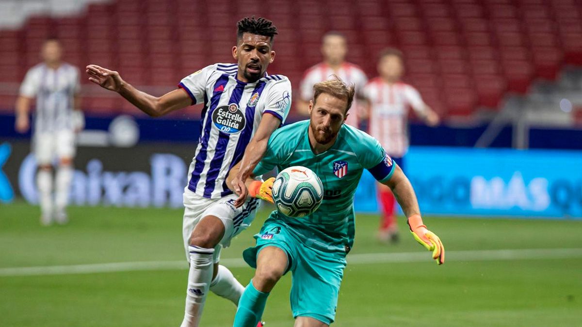 Matheus Fernandes in a match of Real Valladolid in LaLiga | LaLiga