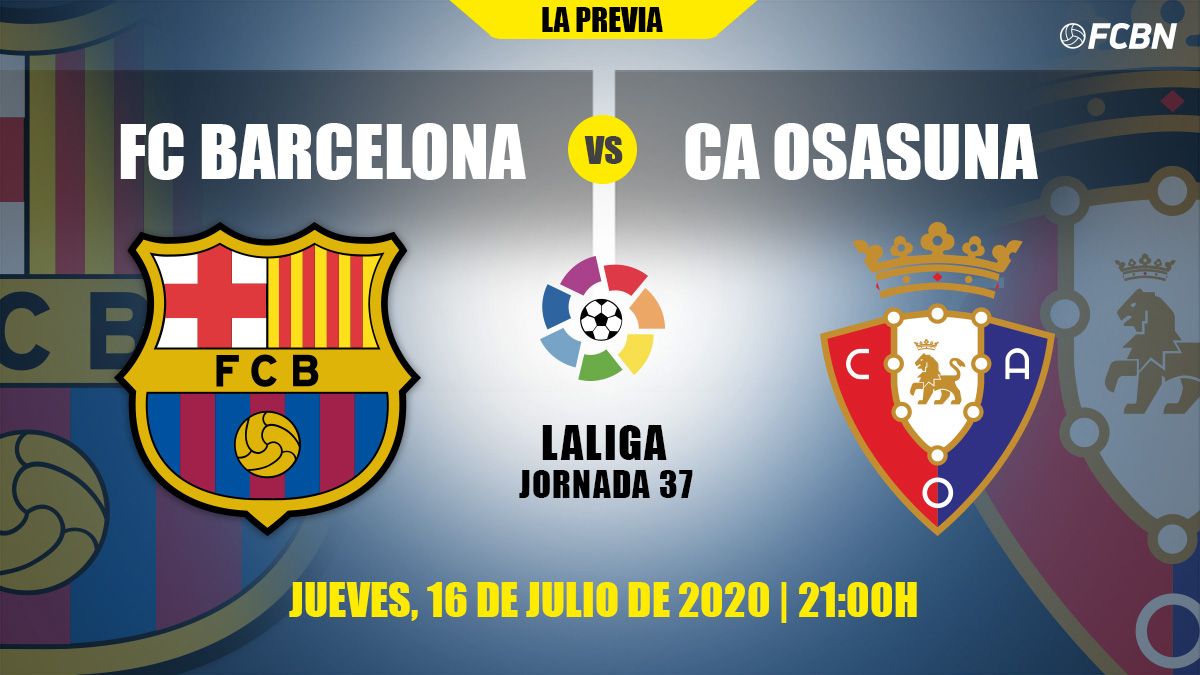 Previous of the FC Barcelona-Osasuna