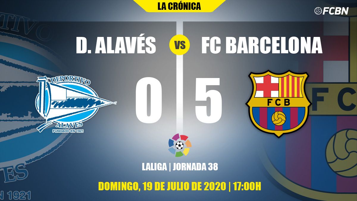 Chronicle of the Alavés-FC Barcelona of LaLiga