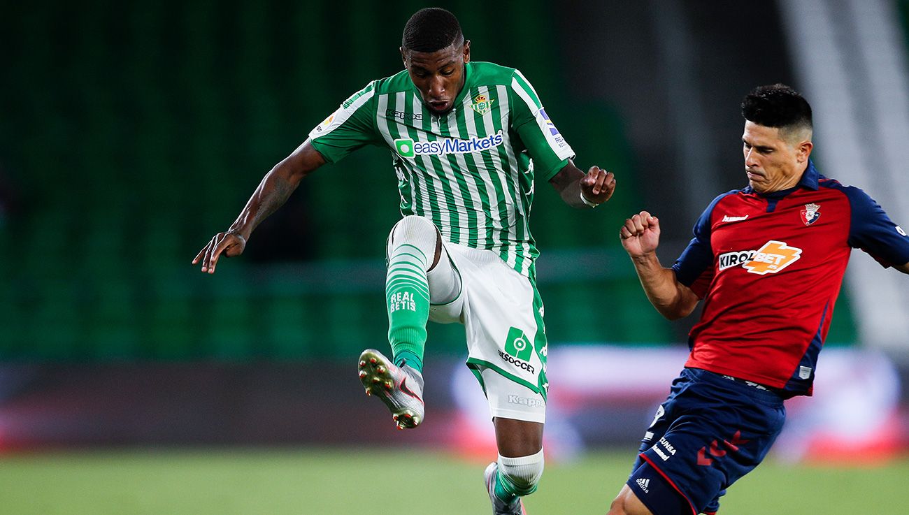 Emerson Royal en un partido ante Osasuna