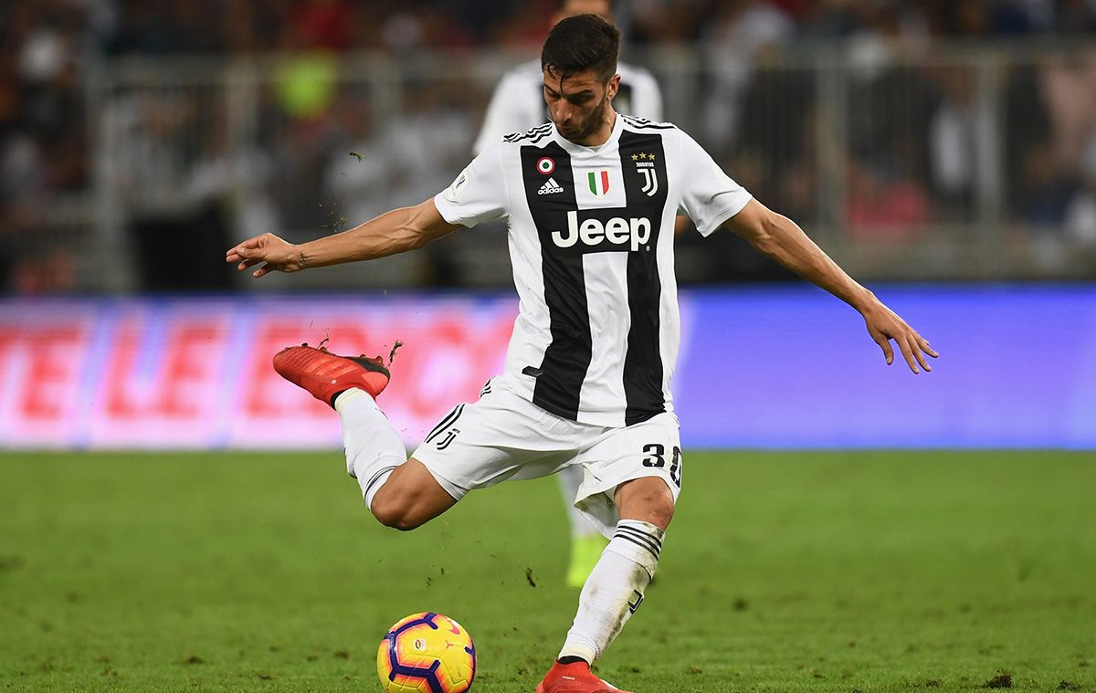 Rodrigo Bentancur, durante un partido con la Juventus de Turín