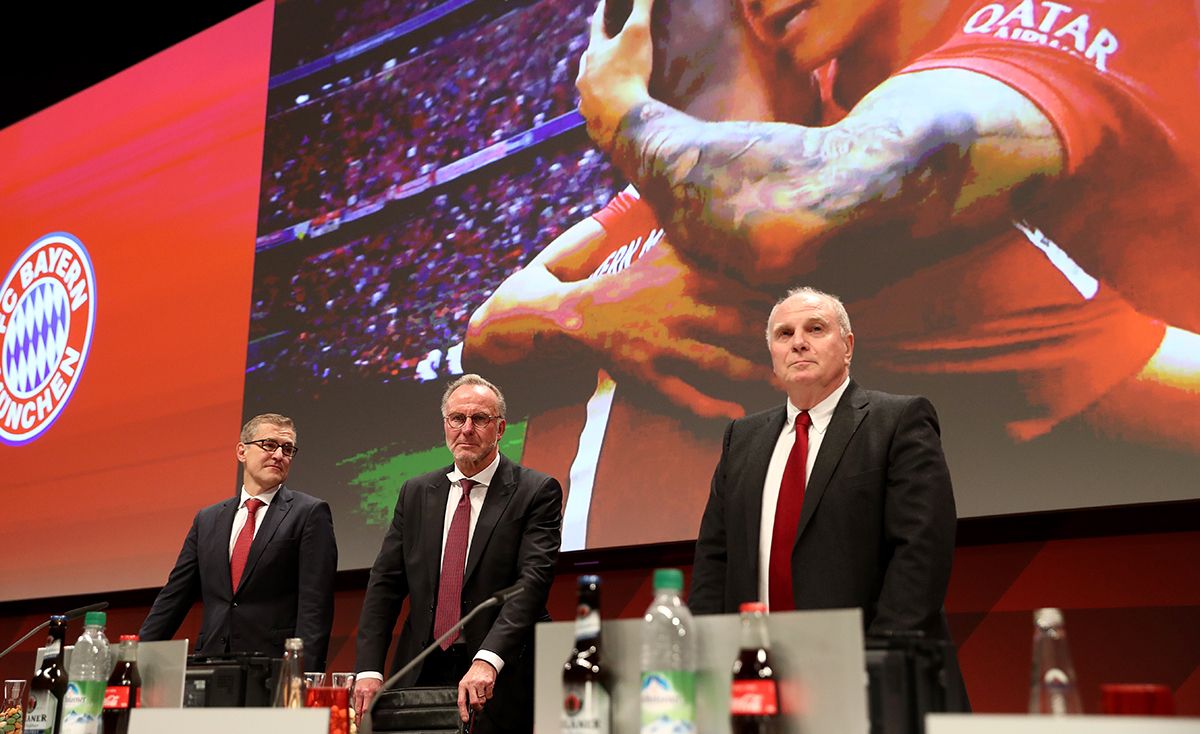 Rummenigge, CEO of the Bayern, tanteó to the FC Barcelona