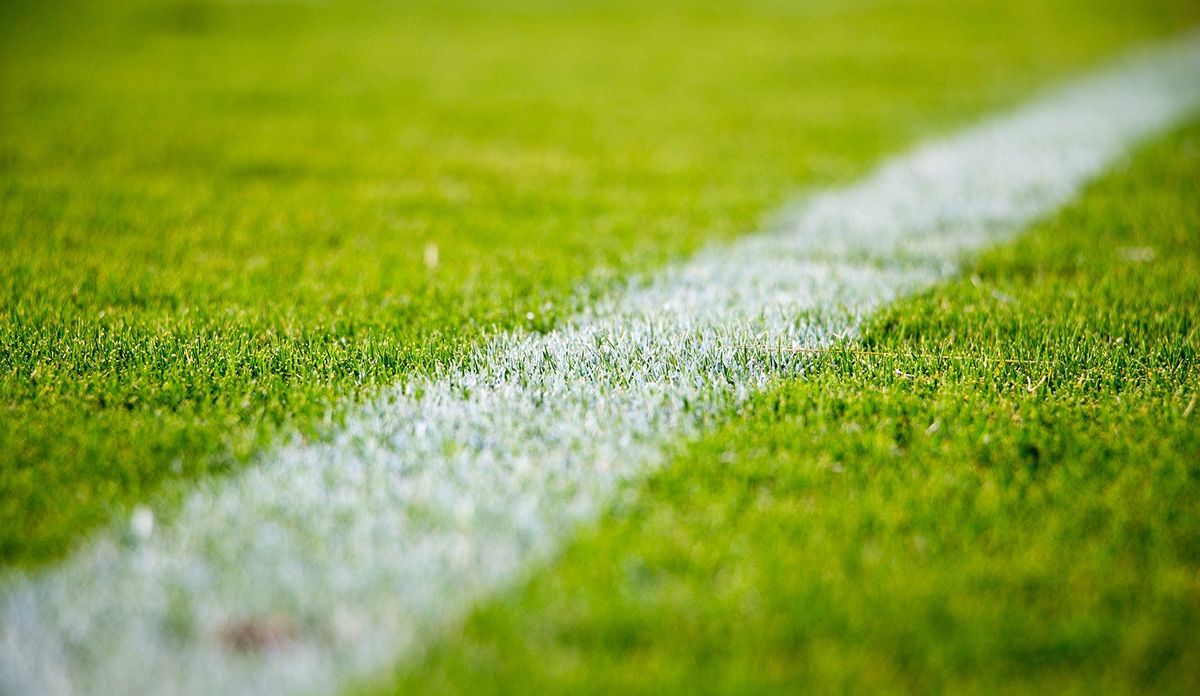 Image of lawn of a stadium of football