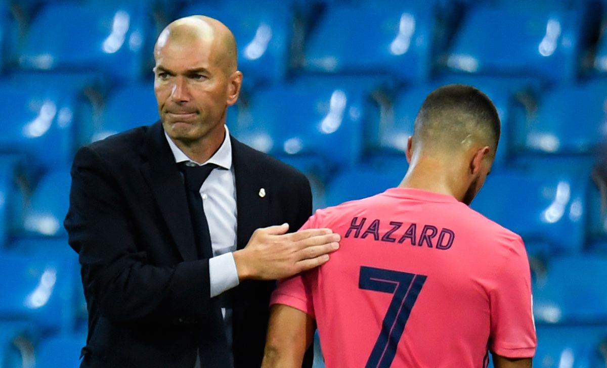 Zidane y Hazard, señalados en el Real Madrid
