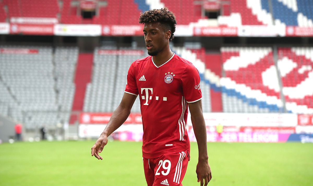 Kingsley Coman, after a match with the Bayern Munich