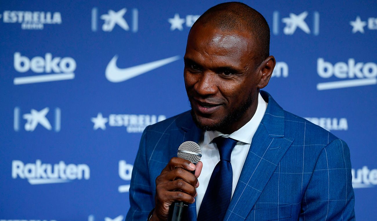 Éric Abidal, ex technical secretary of the Barcelona