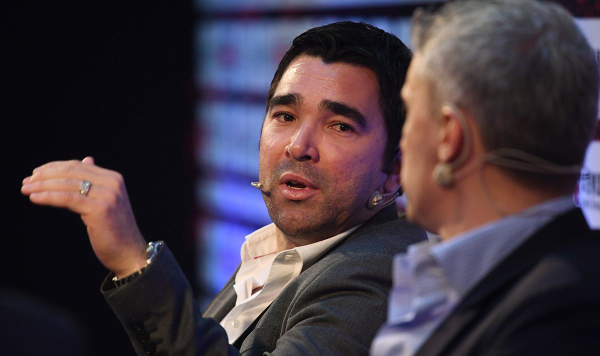 Deco, during an interview in an image of archive