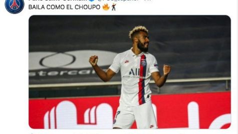 Tuit del PSG: "Baila como el Choupo"