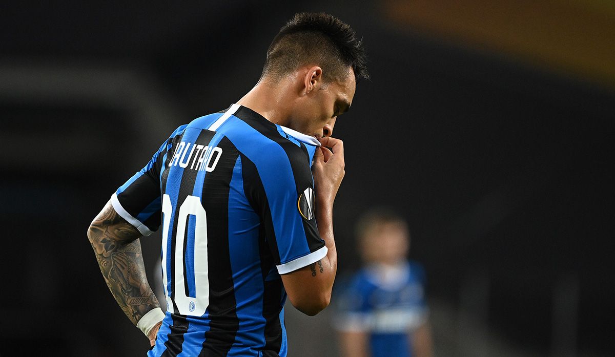 Lautaro Martínez, regretting an occasion failed with the Inter of Milan