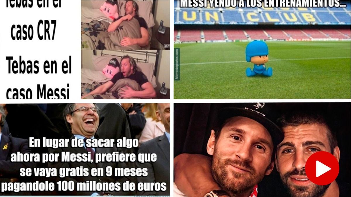 The best 'memes' about the decision of Messi