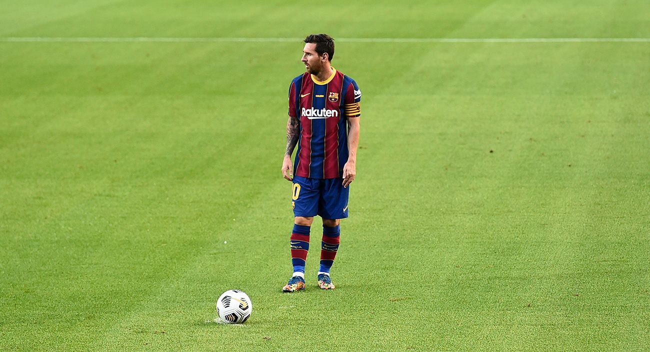 Leo Messi en el Gamper ante el Elche