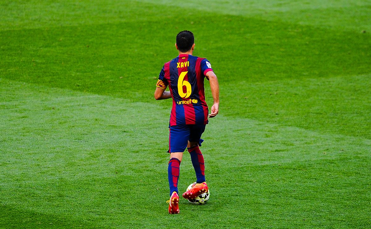 Numero de xavi en el barcelona