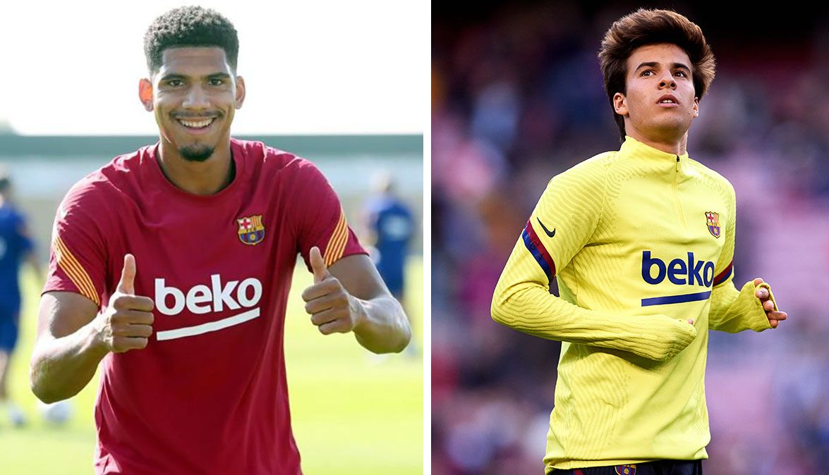 Ronald Araújo y Riqui Puig