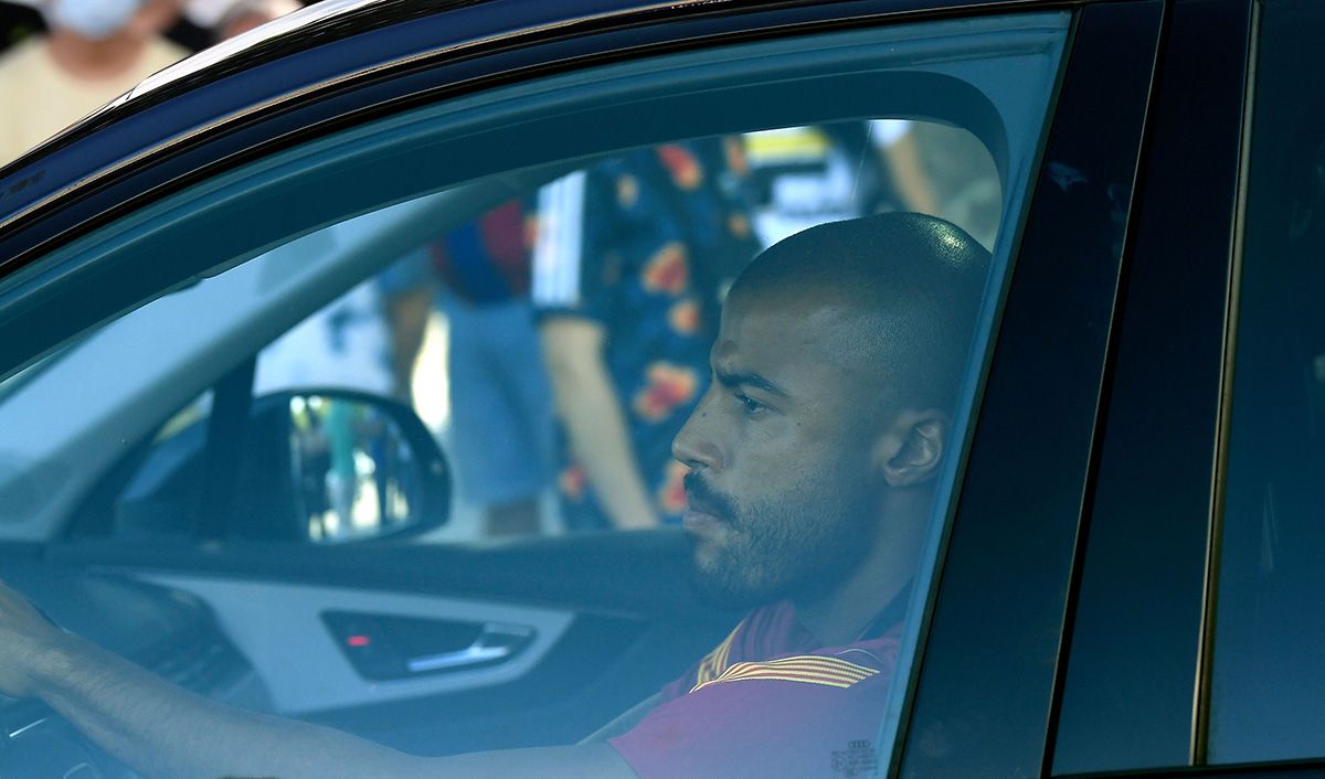 Rafinha Alcántara, abandoning the Ciutat Esportiva Joan Gamper