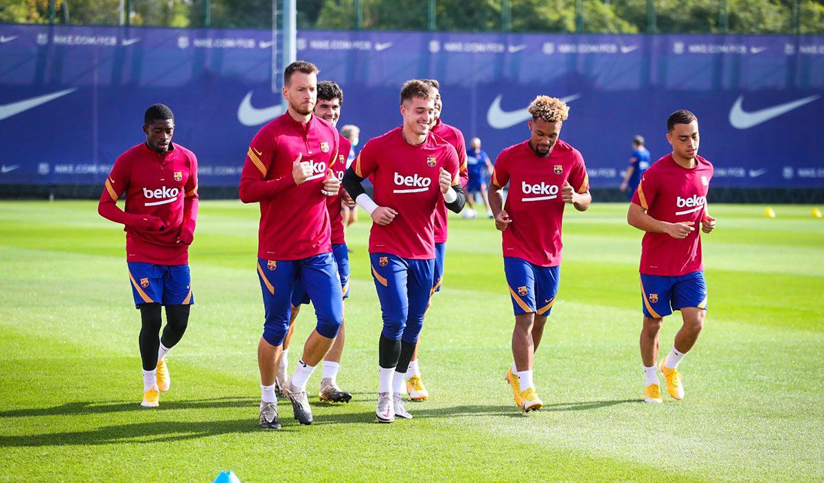 Entrenamiento del FC Barcelona