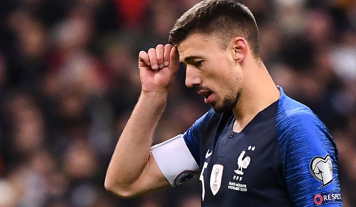 Clement Lenglet with the French selection