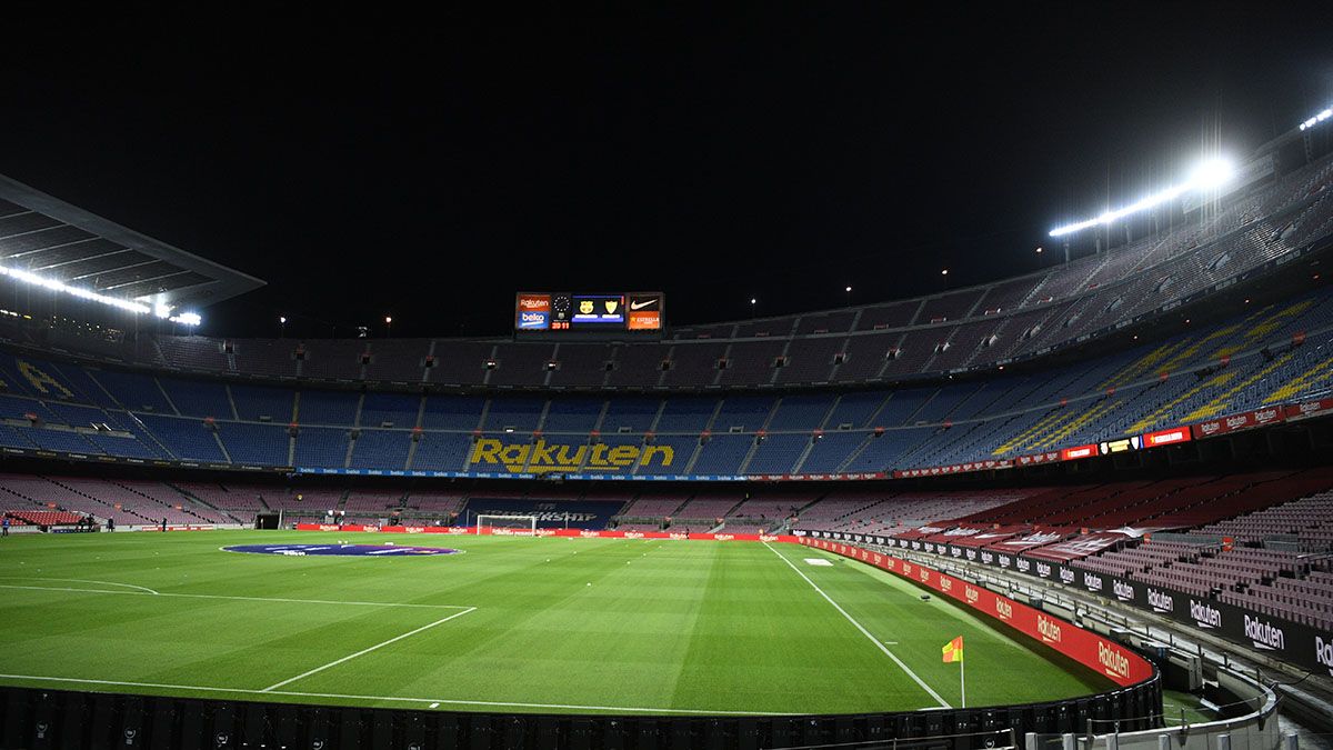 The Camp Nou, Barça's Stadium, in an image of archive