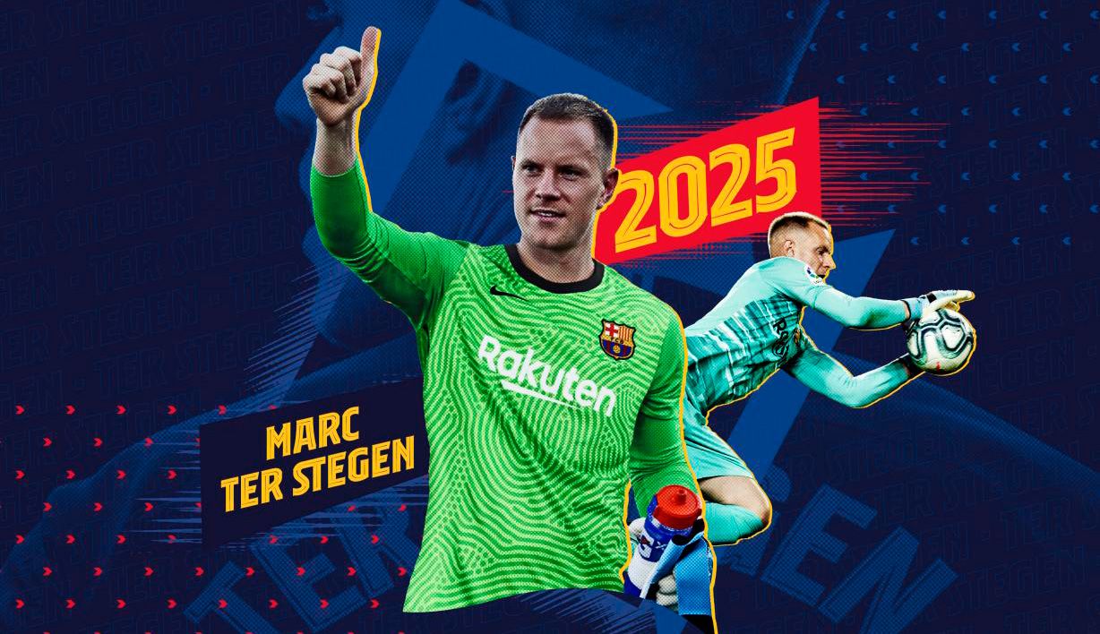 Ter Stegen, renovado con el Barça