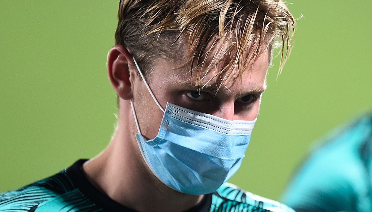 Frenkie de Jong, in an image of archive