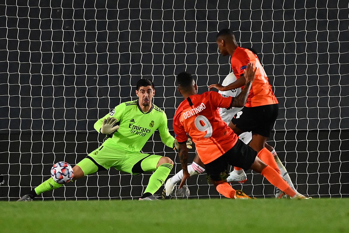 Image of the party between the Real Madrid and the Shaktar Donetsk