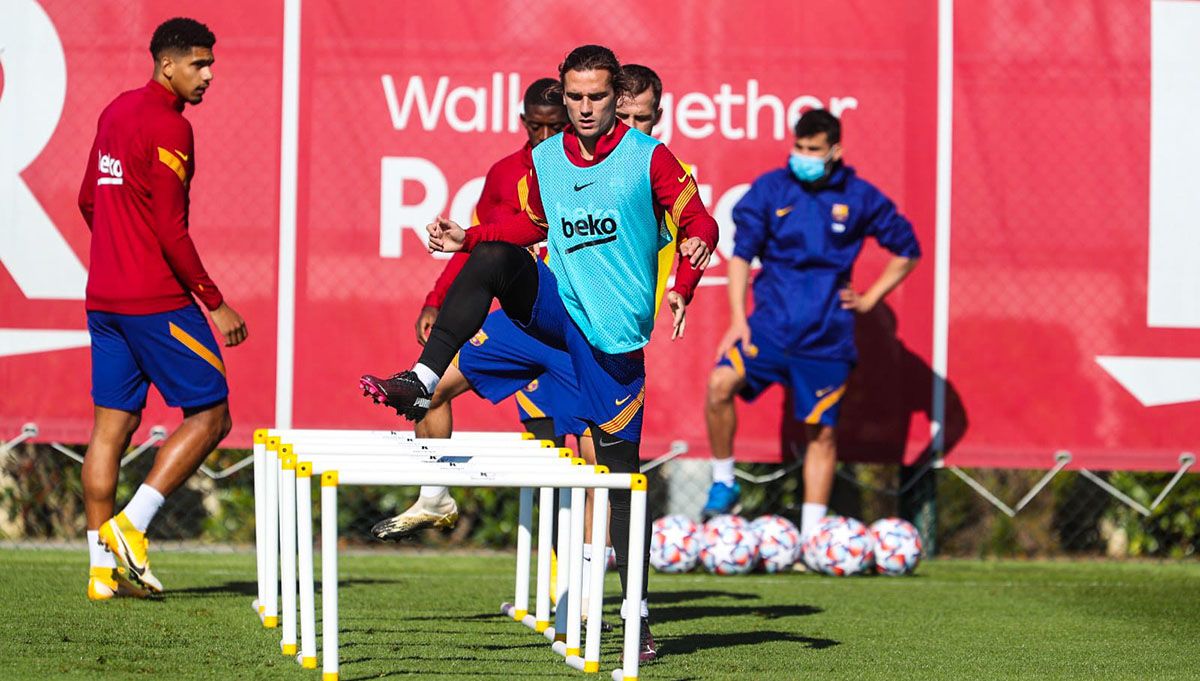 Training of the FC Barcelona