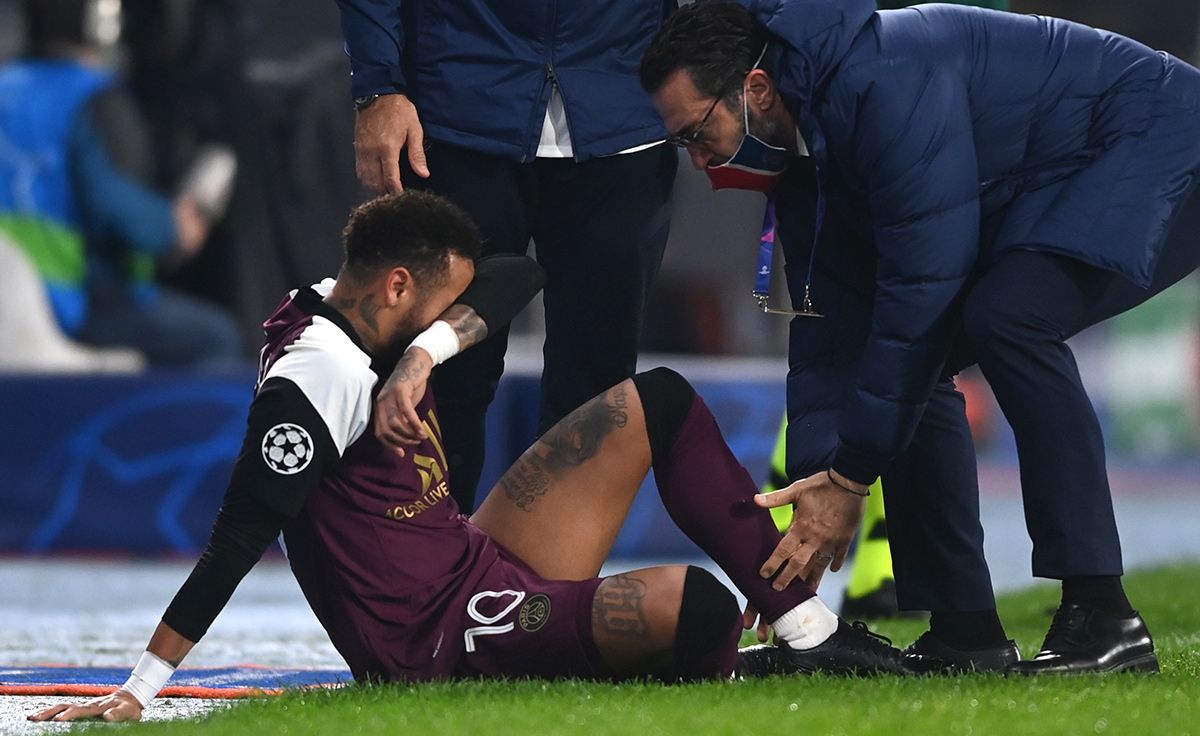 Neymar, nuevamente lesionado en un partido del PSG