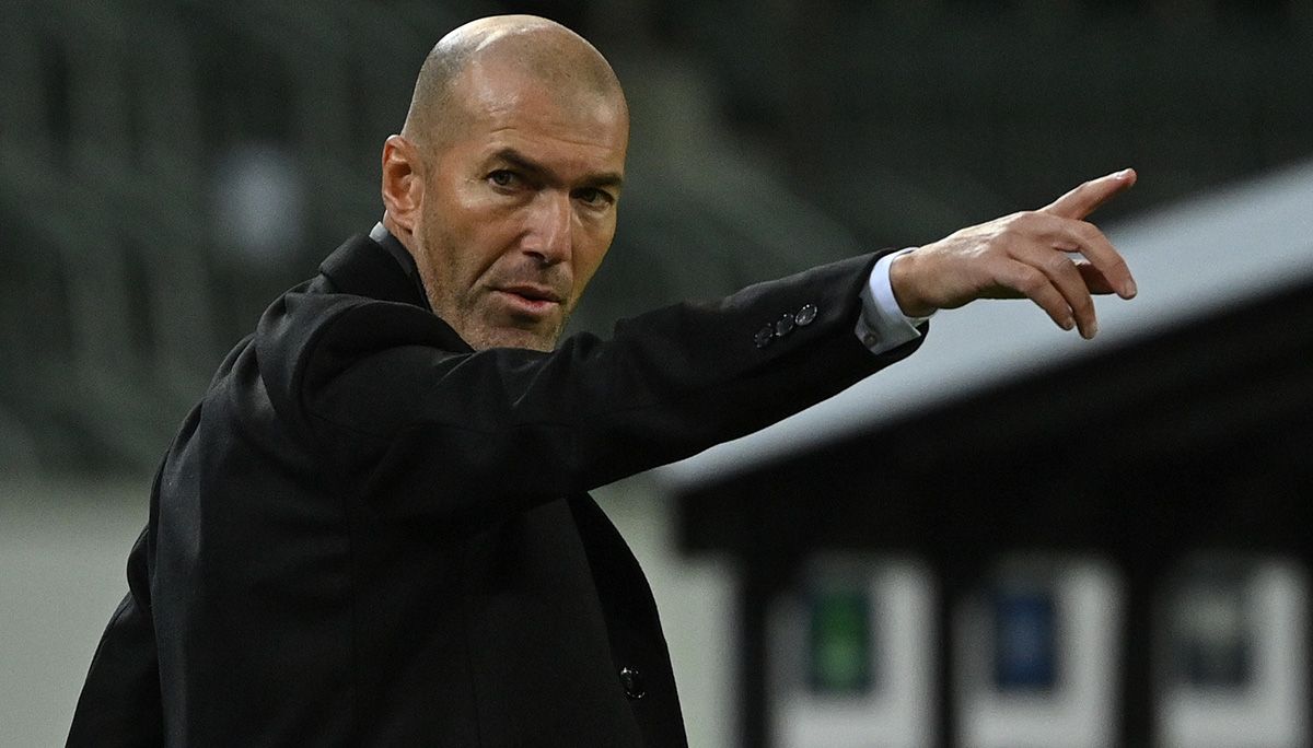 Zinedine Zidane, entrenador del Real Madrid