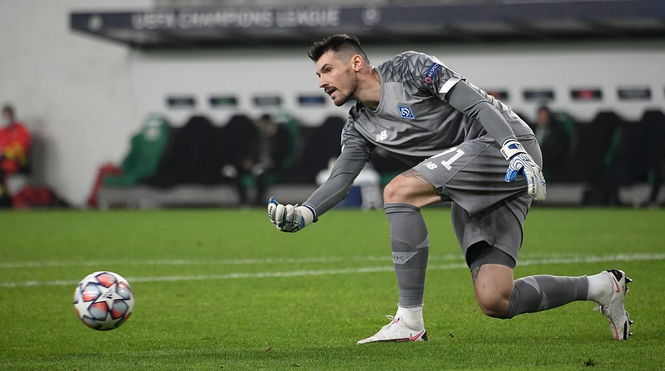 Denys Boyko, second goalkeeper of the Dynamo of Kiev