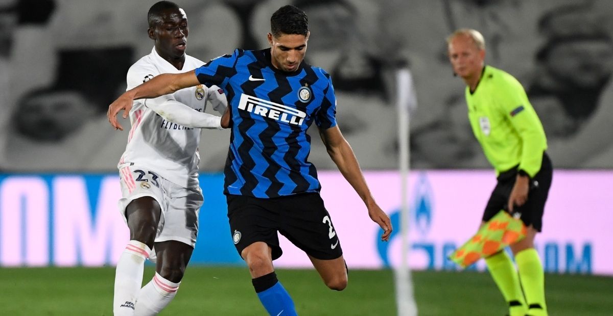 Mendy and Achraf, in the Real Madrid vs Inter of the Champions